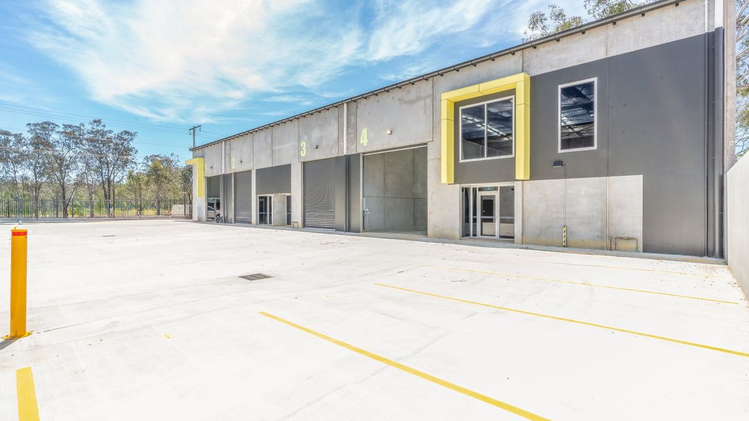 E-Hub Estate, Raceview — industrial units for sale in Ipswich, the numbered unit row